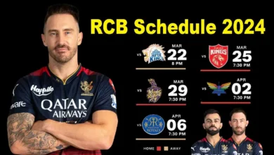 RCB Schedule