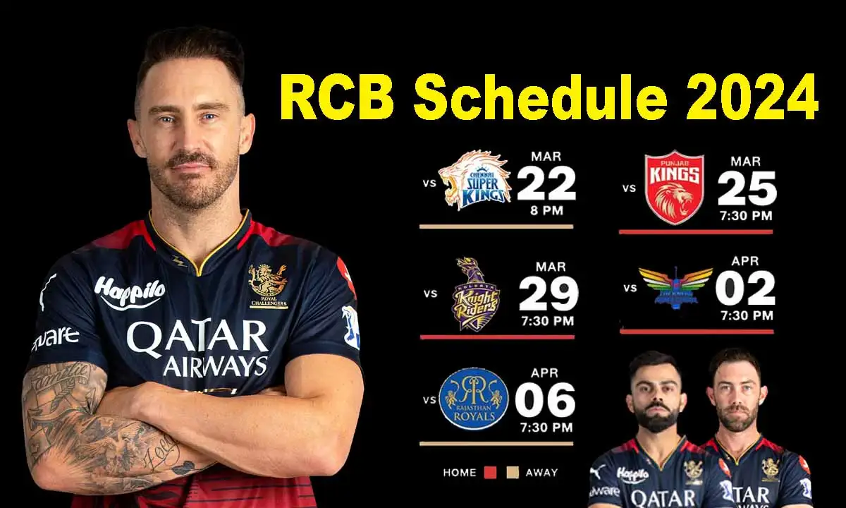 RCB Schedule